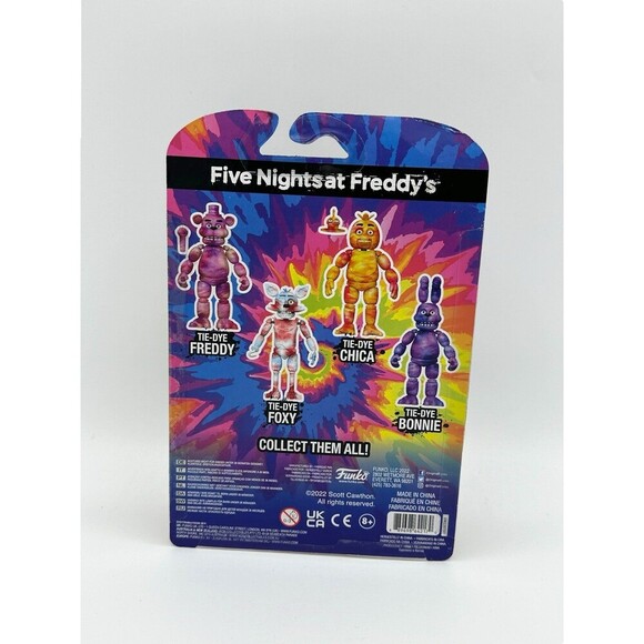 Funko Five Nights at Freddy's Funko Tie-Dye Chica 5" Action Figure w/ Mr Cupcake - Picture 2 of 2